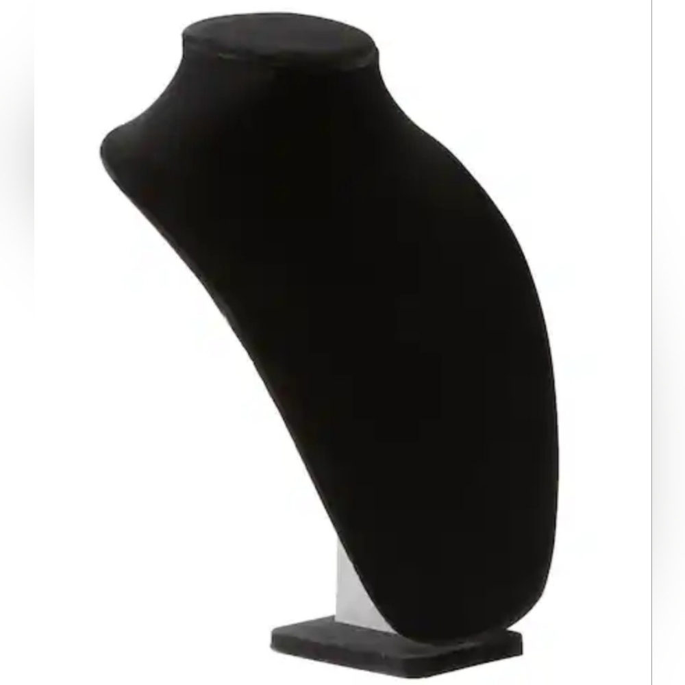 Black Velvet Necklace Display Stand